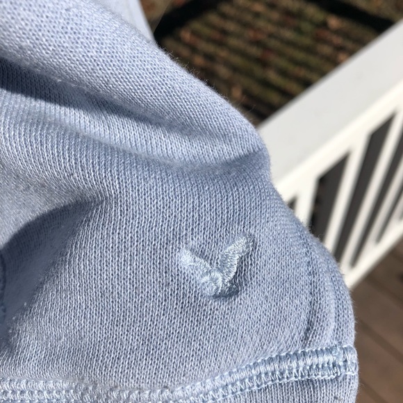 American Eagle Outfitters light blue hoodie. - Picture 5 of 6